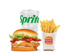 Bacon and Swiss Royal Crispy Chicken Meal