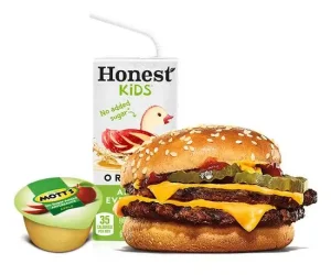 Double Cheeseburger King Jr Meal