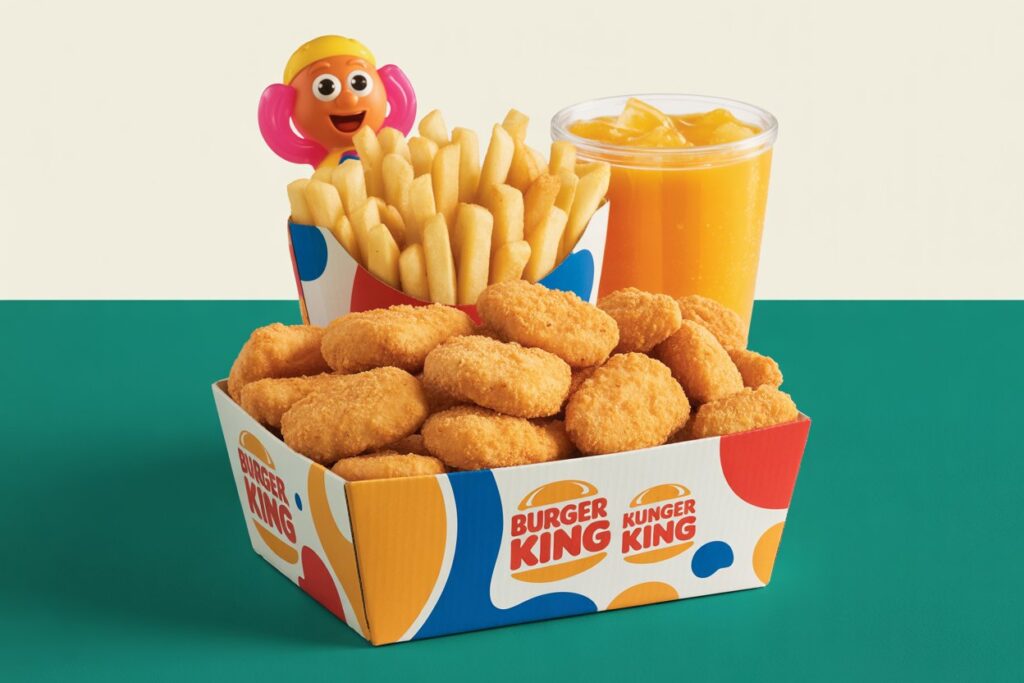 King Jr Kids Meal Menu